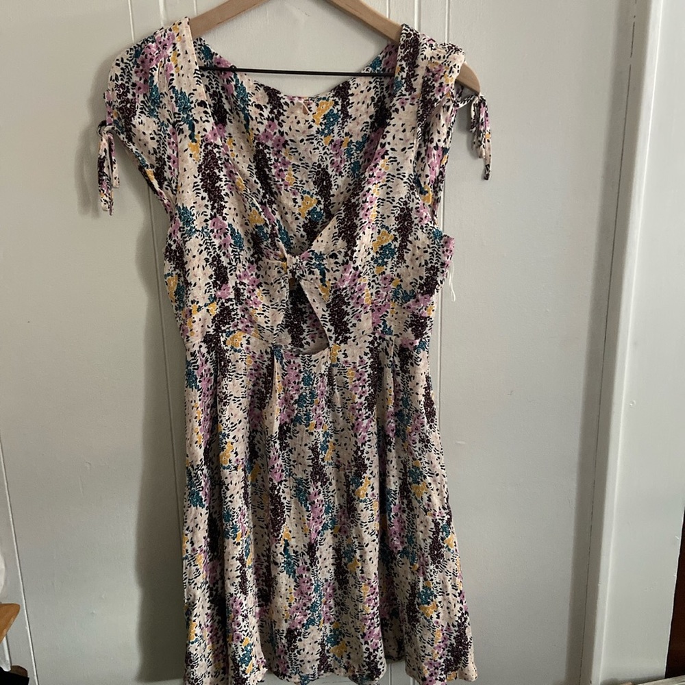 Free people leopard floral dress